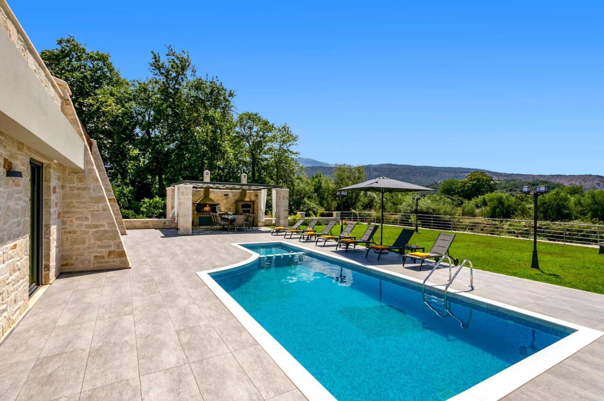Villa Potami Angela By Villa Plus Stilos Kültér fotó