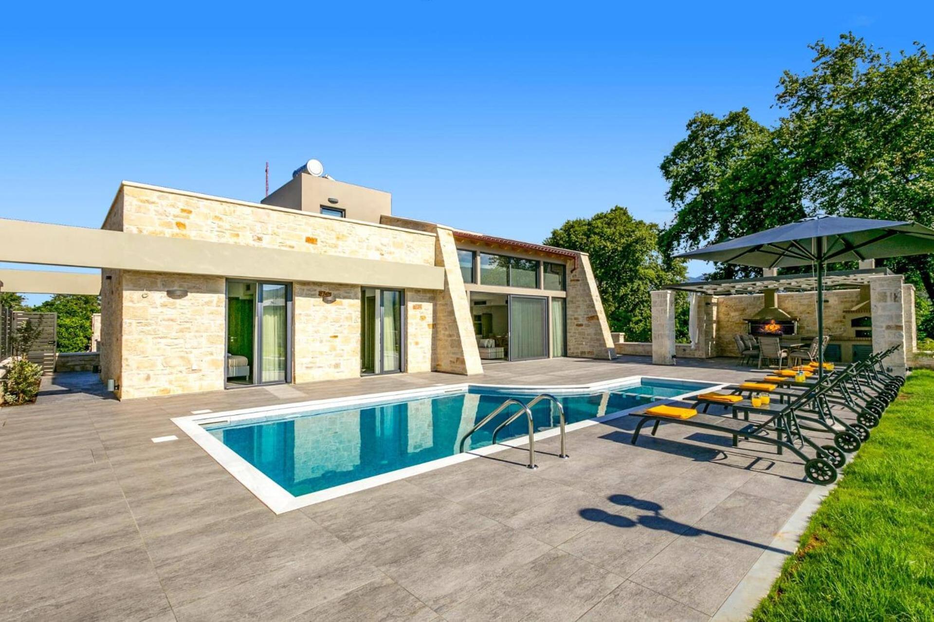 Villa Potami Angela By Villa Plus Stilos Kültér fotó