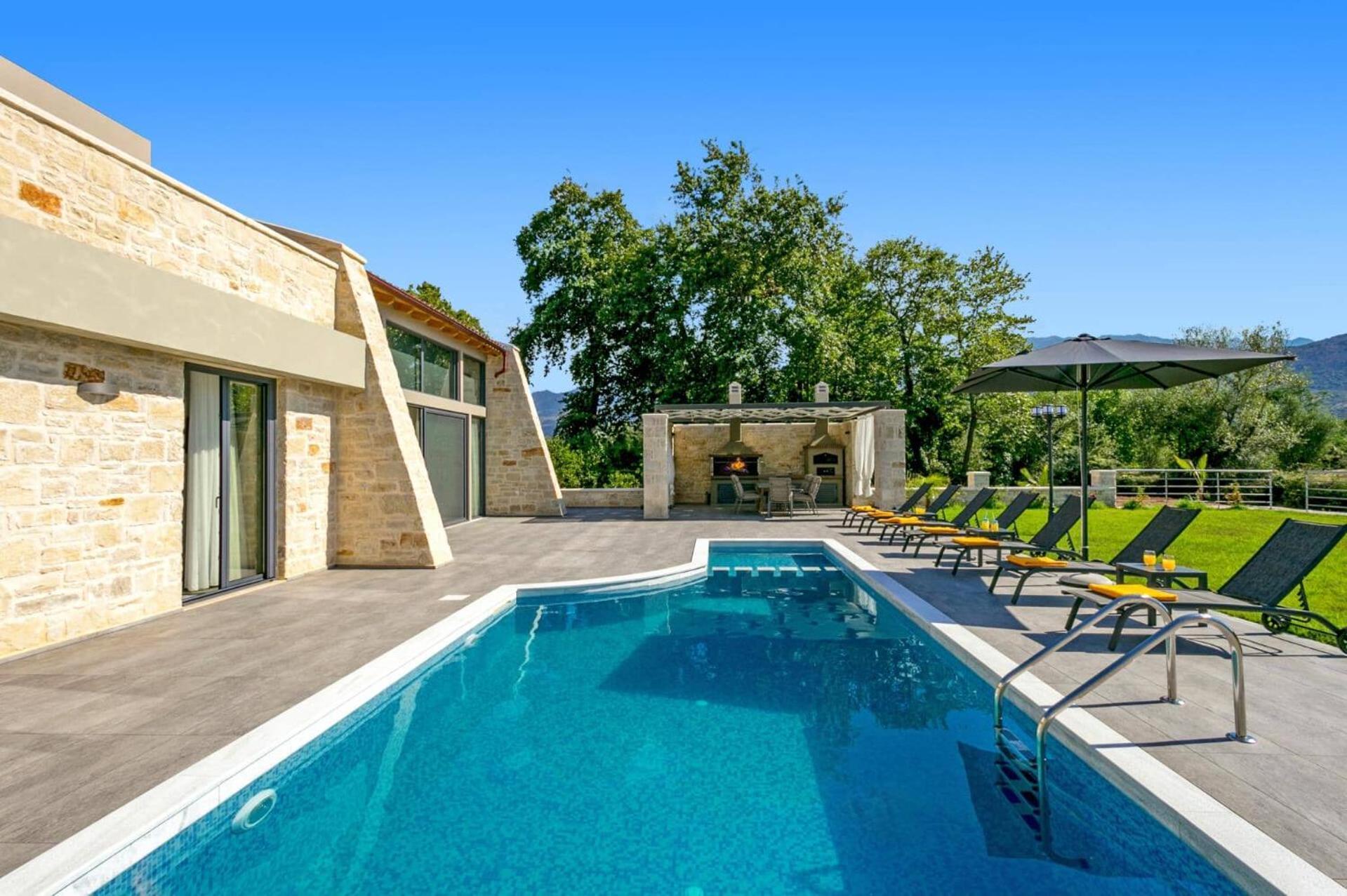 Villa Potami Angela By Villa Plus Stilos Kültér fotó