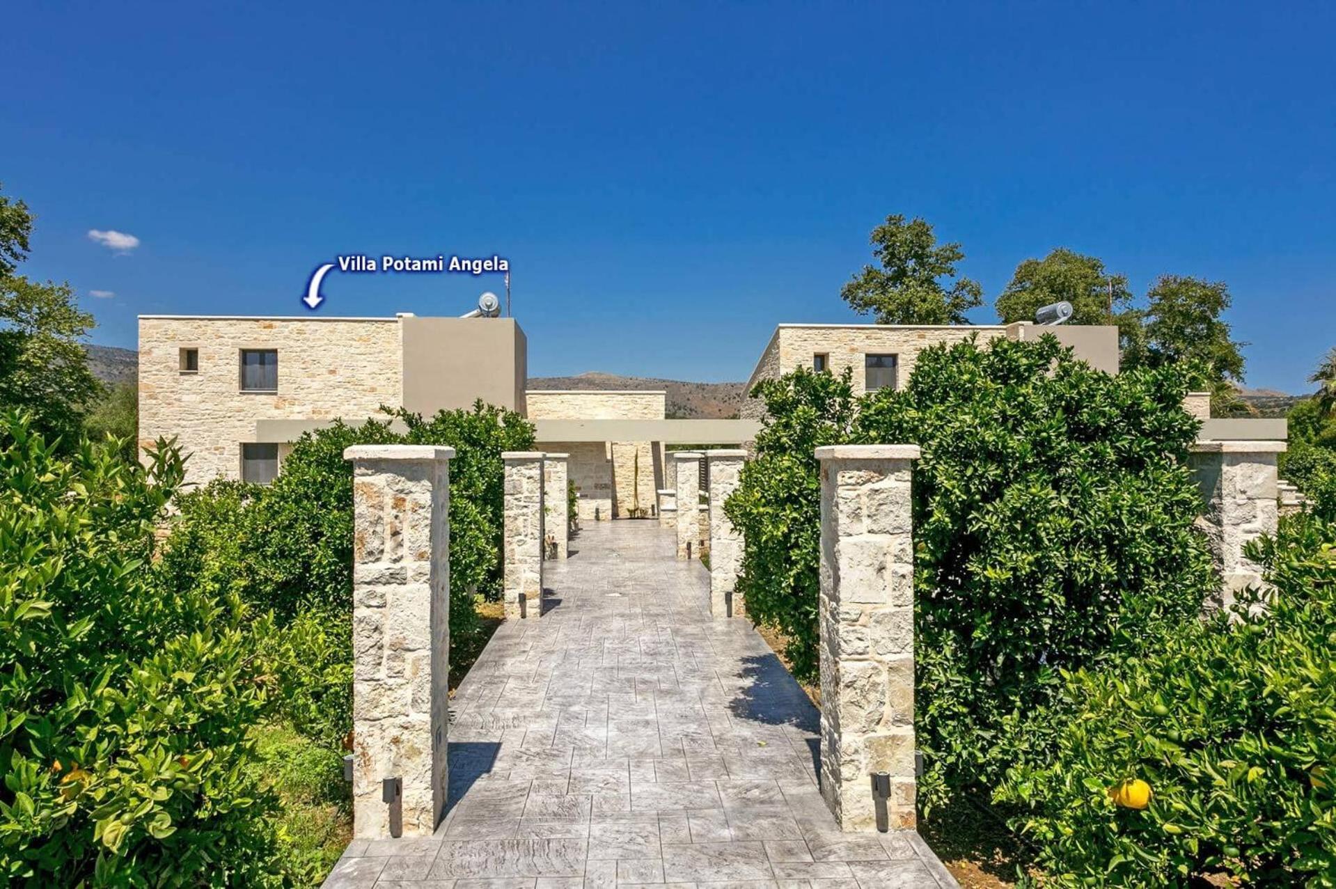 Villa Potami Angela By Villa Plus Stilos Kültér fotó